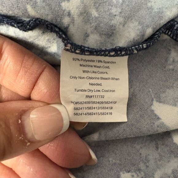 Tranquility Blue Floral Athletic Skort Womens Size XXL Shorts Golf Activewear - Picture 5 of 6